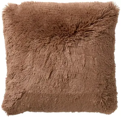 Dutch Decor kussen fluffy 45x45cm tobacco brown - afbeelding 1