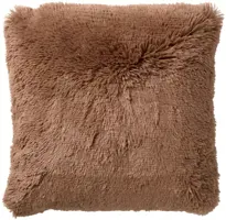 Dutch Decor kussen fluffy 45x45cm tobacco brown