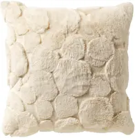 Dutch Decor kussen pom 45x45cm cannoli cream - afbeelding 1