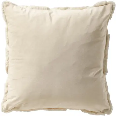 Dutch Decor kussen pom 45x45cm cannoli cream - afbeelding 2
