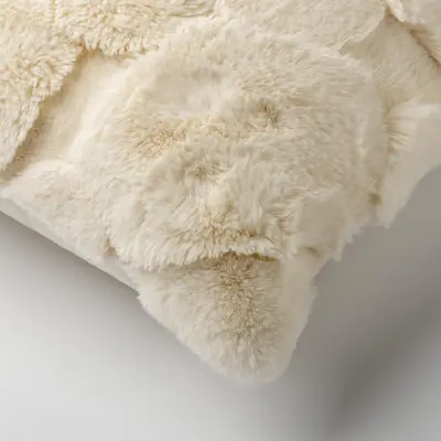 Dutch Decor kussen pom 45x45cm cannoli cream - afbeelding 3