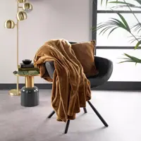Dutch Decor plaid billy 150x200cm tobacco brown - afbeelding 3