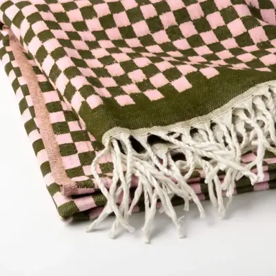 Dutch Decor plaid cristal 130x170cm chintz rose - afbeelding 2