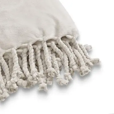 Dutch Decor plaid florijn 150x200cm snow white - afbeelding 2