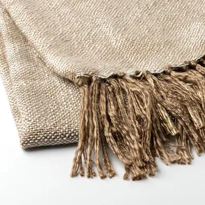 Dutch Decor plaid lora 130x170cm greige - afbeelding 2