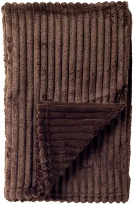 Dutch Decor plaid marthy 140x180cm chocolate martini