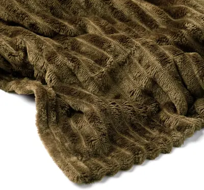 Dutch Decor plaid marthy 140x180cm military olive - afbeelding 2