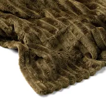 Dutch Decor plaid marthy 140x180cm military olive - afbeelding 2
