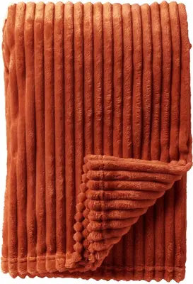 Dutch Decor plaid marthy 140x180cm potters clay - afbeelding 1