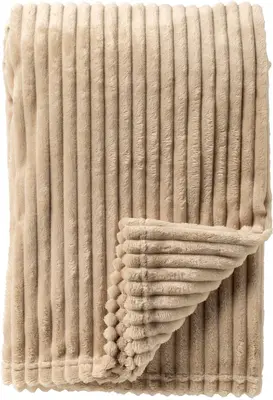 Dutch Decor plaid marthy 140x180cm pumice stone - afbeelding 1
