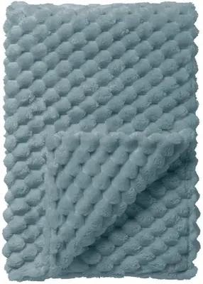 Dutch Decor plaid vivian 150x200cm sterling blue - afbeelding 1