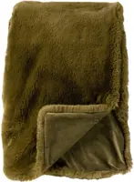 Dutch Decor plaid zinzi 140x180cm military olive - afbeelding 1