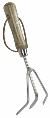 Dutch Garden handcultivator roestvrijstaal FSC-Hout