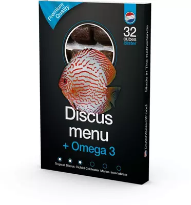 Dutch Select diepvries voer discus menu&omega3 100g