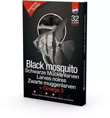 Dutch Select diepvries voer zwarte mug&omega3 100g