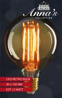 E27 LED retro kooldraadlamp 9,5x14cm 2w kopen?