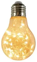 E27 Ledlamp met draadverlichting 25 lampjes peer - afbeelding 1