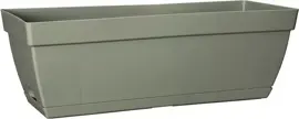 Easyday balkonbak smile trough curve 50x18x27 cm olijfgroen - afbeelding 1