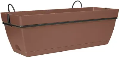 Easyday balkonbak smile trough curve set 50x18x27 cm kaneel - afbeelding 1