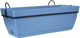 Easyday balkonbak smile trough curve set 50x18x27 cm oceaanblauw - afbeelding 1