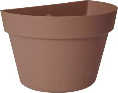 Easyday bloempot wand smile 26x16,3x17 cm kaneel - afbeelding 1