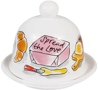 Eb: butter dish round - afbeelding 1