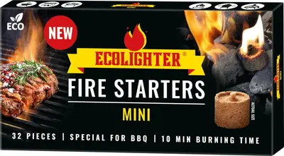 ECOLIGHTER FIRE STARTERS MINI 32 STUKS DOOS