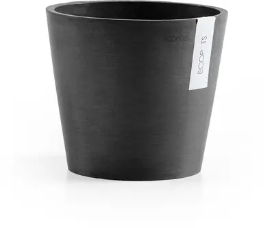 Ecopots Amsterdam Donkergrijs Ø20 x H17,1 cm - afbeelding 1