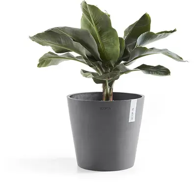 Ecopots Amsterdam Grijs Ø40 x H35 cm - afbeelding 2