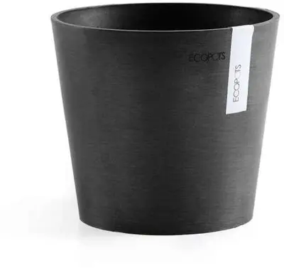 Ecopots Amsterdam Mini Donkergrijs Ø17 x H14,7 cm - afbeelding 1