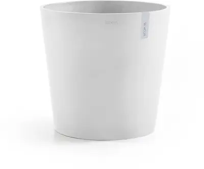 Ecopots Amsterdam Puurwit Ø59 x H55.5 cm - afbeelding 1