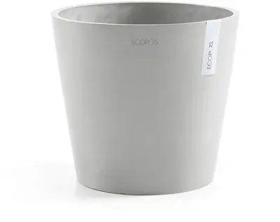 Ecopots Amsterdam Witgrijs  Ø40 x H35 cm - afbeelding 1