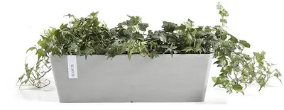 Ecopots Bruges Witgrijs L45 x B17 x H17 cm - afbeelding 2