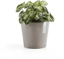 Ecopots kunststof bloempot amsterdam 17x14.7 cm taupe     - afbeelding 5