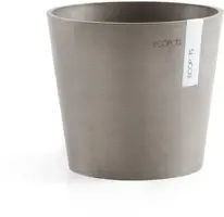 Ecopots kunststof bloempot amsterdam 17x14.7 cm taupe     - afbeelding 4