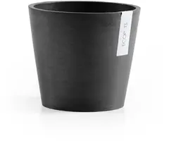 Ecopots kunststof bloempot amsterdam 20x17.7 cm donkergrijs     - afbeelding 1