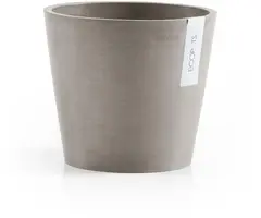 Ecopots kunststof bloempot amsterdam 20x17.7 cm taupe     - afbeelding 1