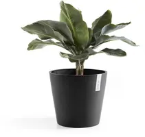 Ecopots kunststof bloempot amsterdam 25x22 cm donker grijs     - afbeelding 9