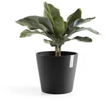 Ecopots kunststof bloempot amsterdam 25x22 cm donkergrijs     - afbeelding 2