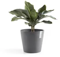 Ecopots kunststof bloempot amsterdam 25x22 cm grijs     - afbeelding 2