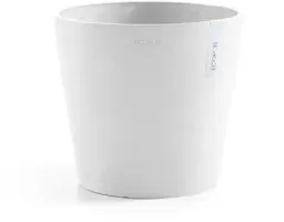 Ecopots kunststof bloempot amsterdam 25x22 cm puurwit     - afbeelding 1