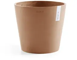 Ecopots kunststof bloempot amsterdam 25x22 cm terracotta     - afbeelding 1