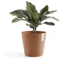 Ecopots kunststof bloempot amsterdam 25x22 cm terracotta     - afbeelding 2