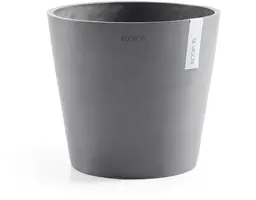 Ecopots kunststof bloempot amsterdam 30x26.3 cm grijs     - afbeelding 1