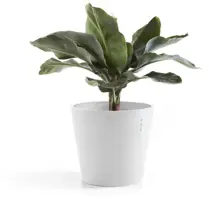 Ecopots kunststof bloempot amsterdam 40x35 cm puurwit     - afbeelding 2