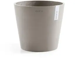 Ecopots kunststof bloempot amsterdam 40x35 cm taupe     - afbeelding 1