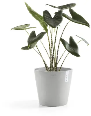 Ecopots kunststof bloempot amsterdam 40x35 cm witgrijs     - afbeelding 5