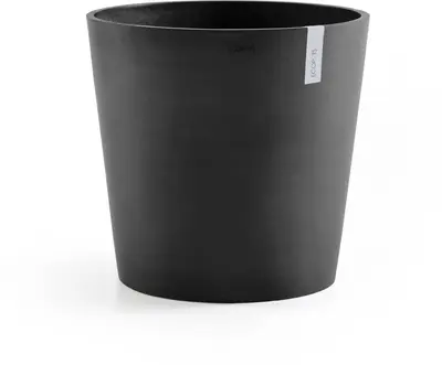 Ecopots kunststof bloempot amsterdam 50x44 cm donkergrijs     - afbeelding 1