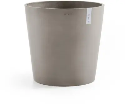 Ecopots kunststof bloempot amsterdam 50x44 cm taupe     - afbeelding 1