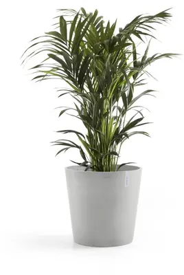 Ecopots kunststof bloempot amsterdam 50x44 cm witgrijs     - afbeelding 4